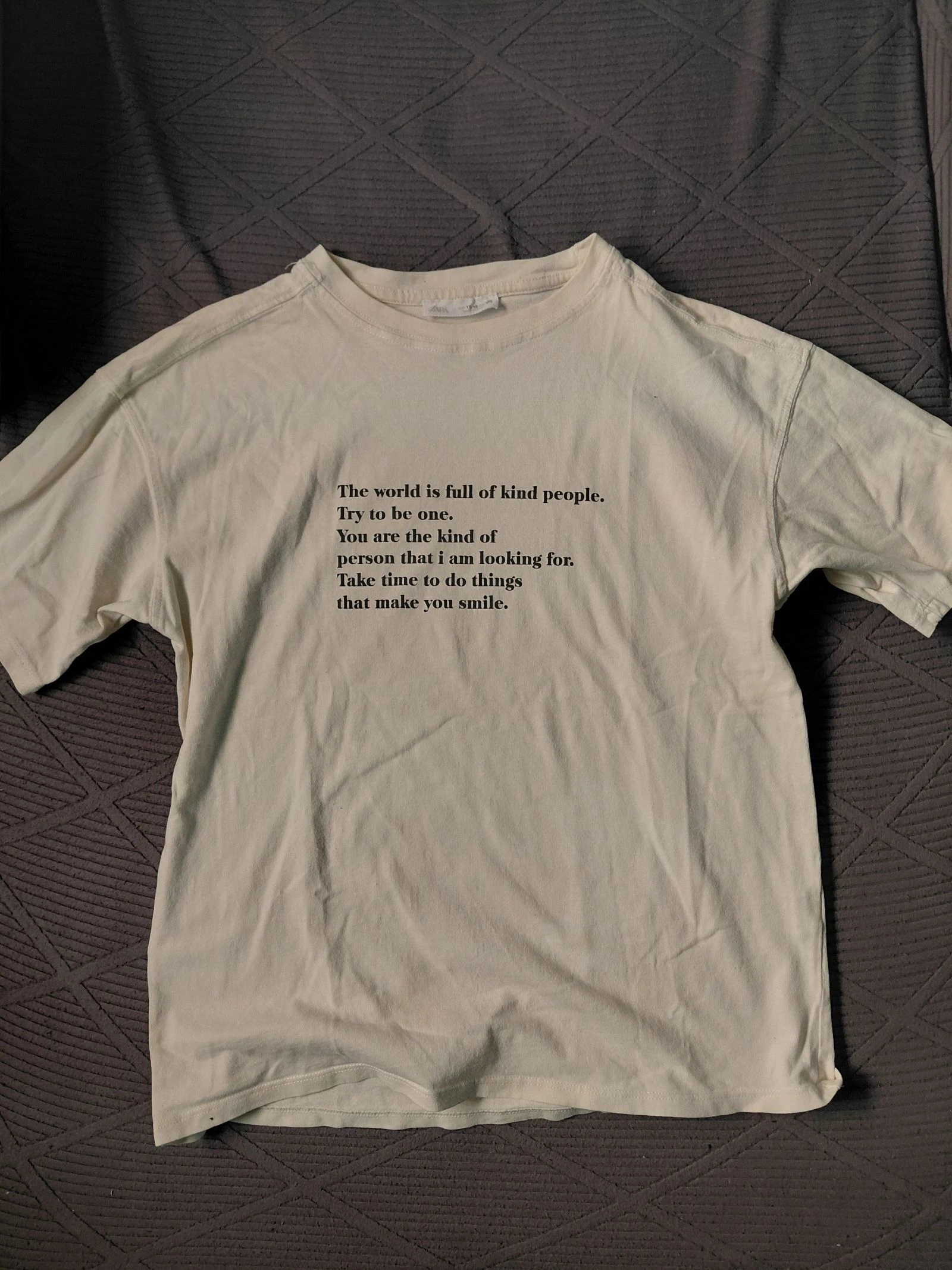 Zara tekst T-shirt – photo 2
